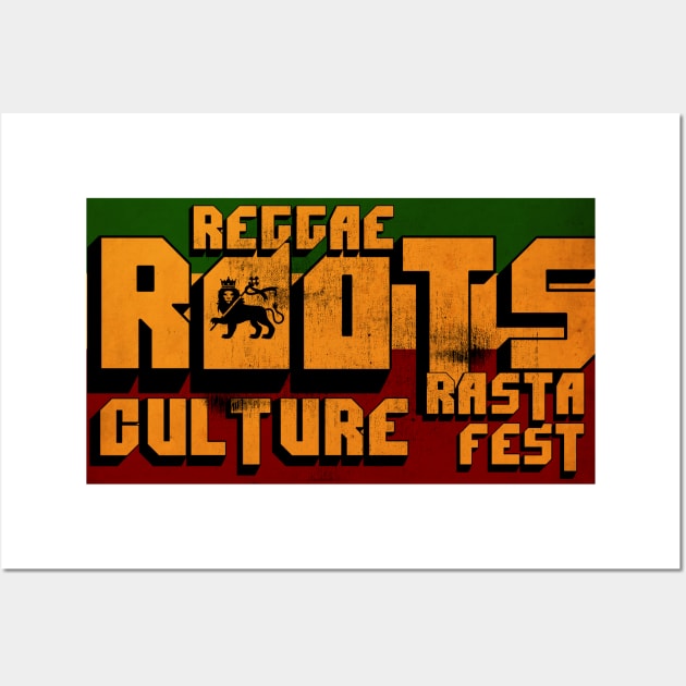 Reggae Roots Fest Wall Art by CTShirts